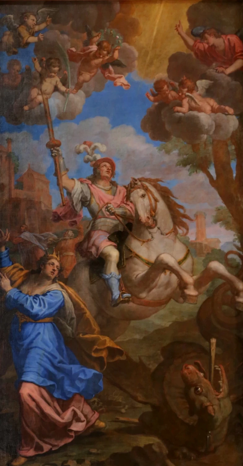 San Giorgio che uccide il drago - San Giorgio Maggiore, Venezia 3